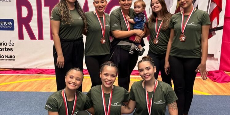Ginástica Rítmica de Ilha Solteira conquista bronze nos Jogos Regionais de Votuporanga