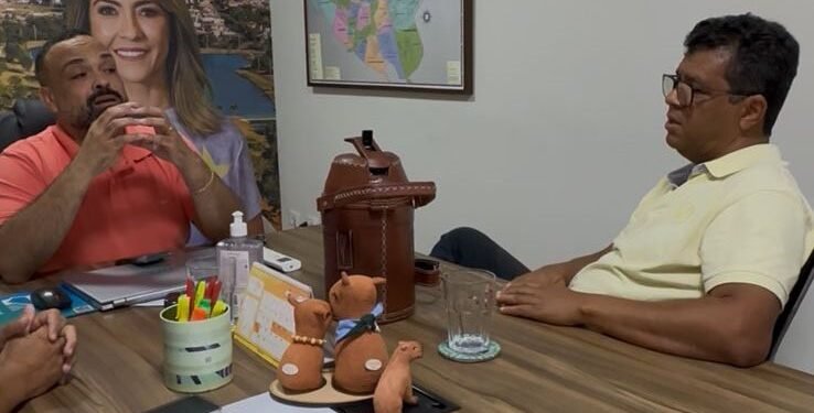 Prefeito de Selvíria busca novos investimentos em reunião no gabinete da senadora Soraya Thronicke