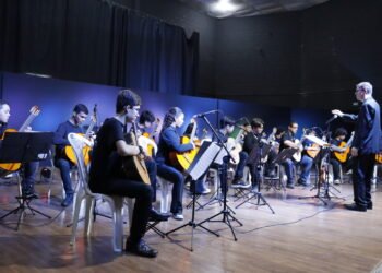 Camerata de Violões do Guri de Araçatuba se apresenta em Ilha Solteira
